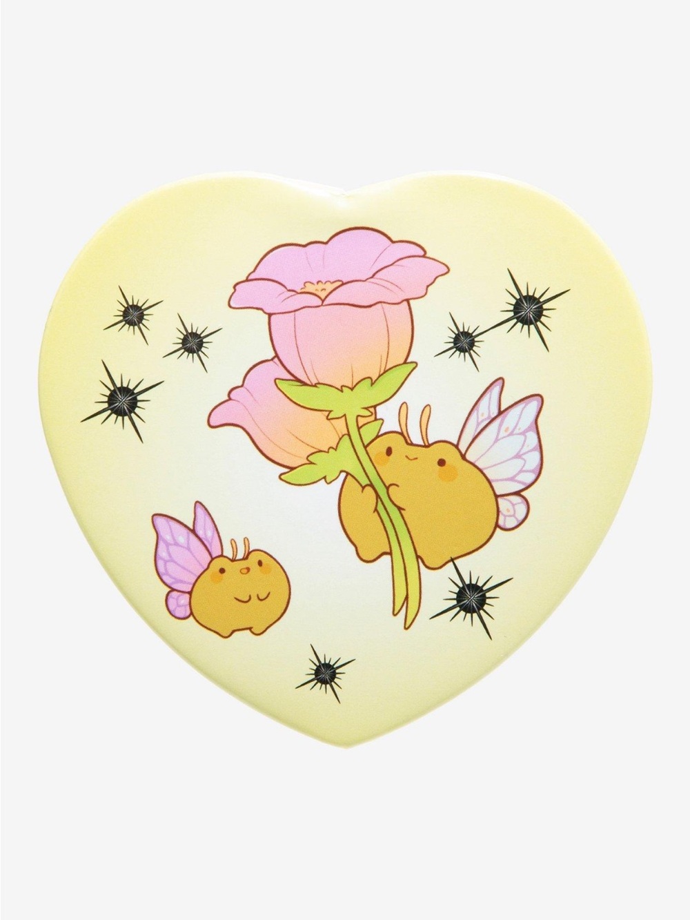 🔥10/$15 Heart Frog Fairies and Flowers Button Pin